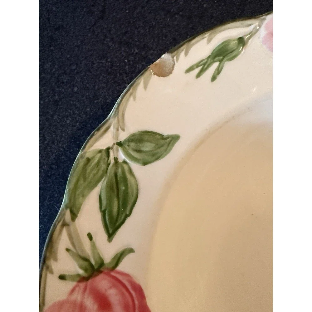 VTG 3 Franciscan Desert Rose rimmed Soup Bowls 8.25